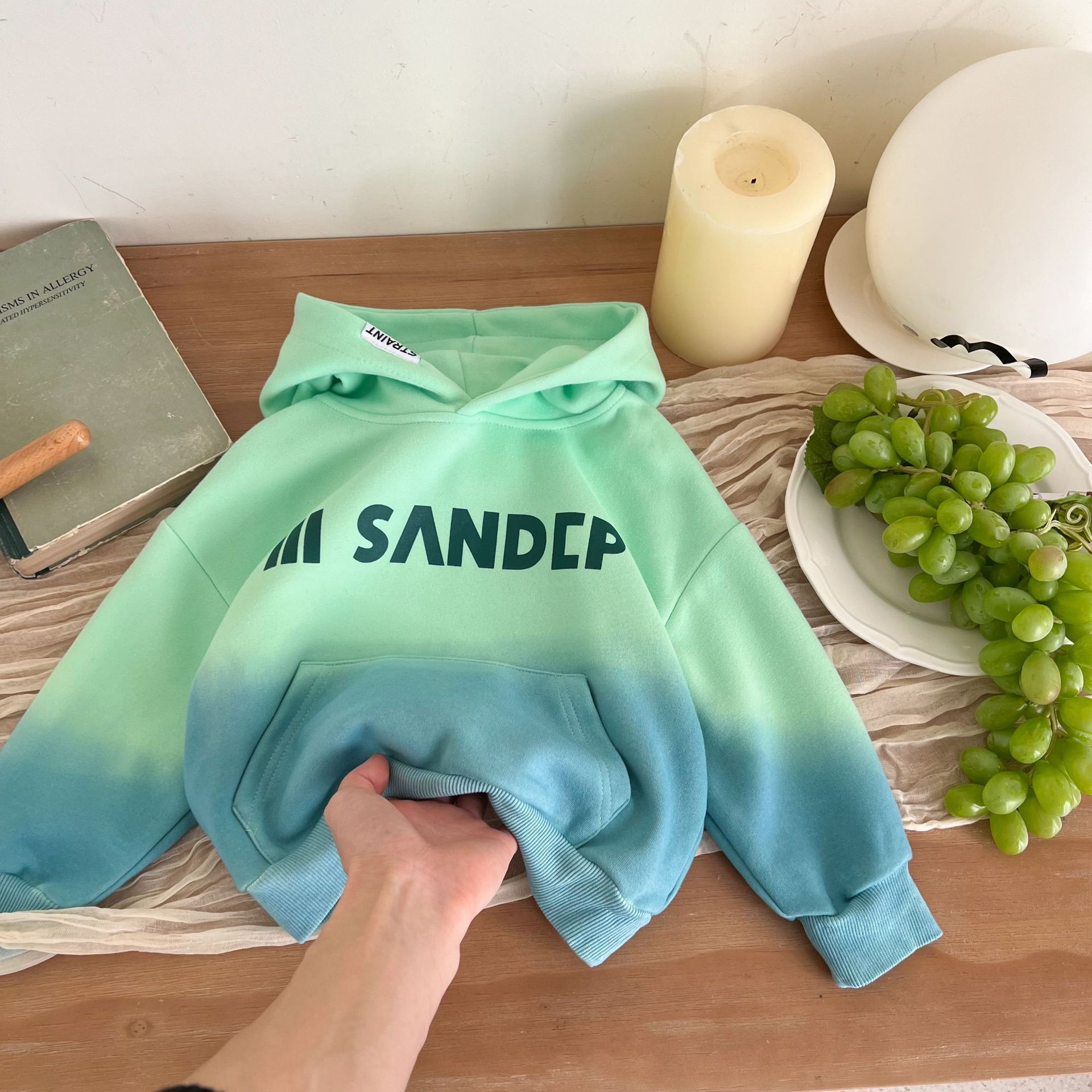 童装2024秋季新款儿童秋款吊染卫衣衫韩版百搭男童连帽卫衣详情16