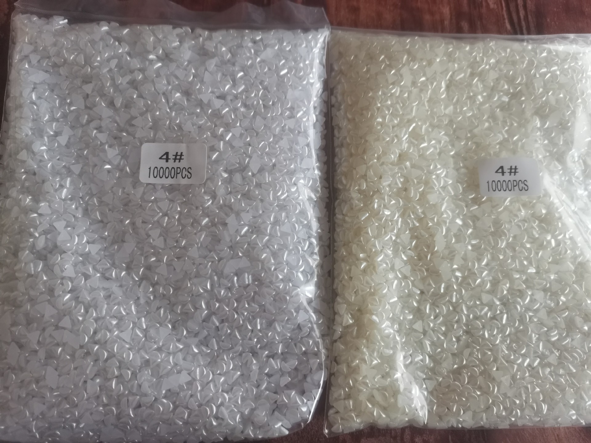 Wholesale of popular nail art accessories: Jelly mini ab color Moon resin flat bottom colorful irregular-shaped diamond nail art diamond pic 21