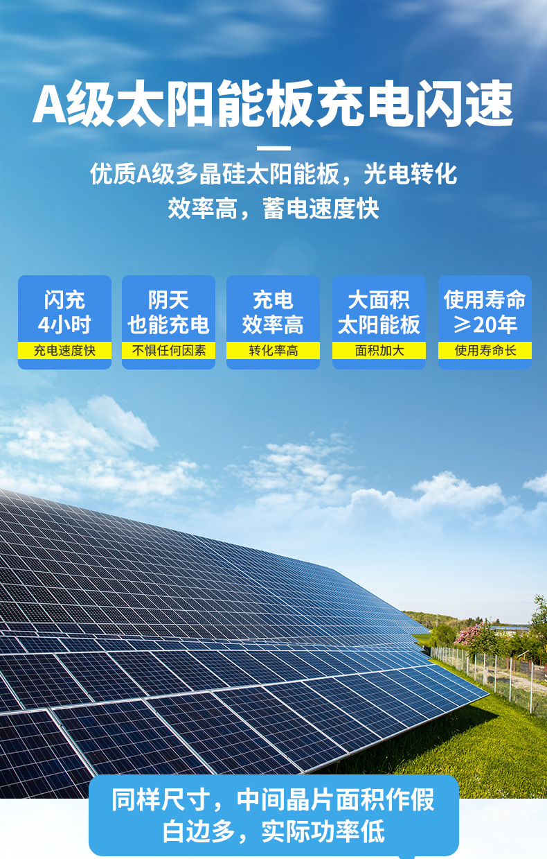 满天星太阳能投光灯批发户外照明路灯家用庭院灯防水壁灯厂家直销详情12