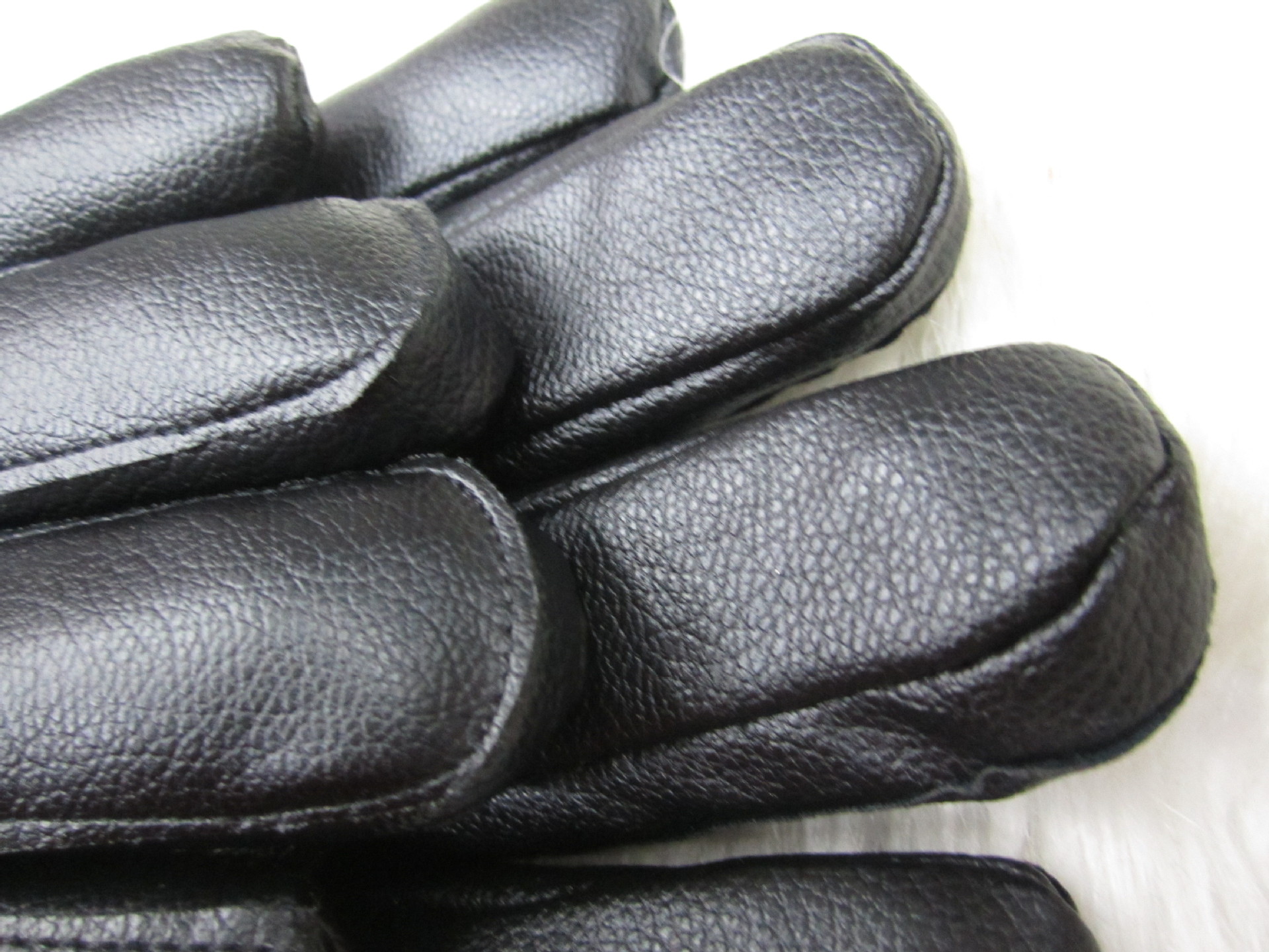 Cross-border PU gloves, adult sheepskin texture with fleece, winter windproof three-dimensional outdoor cycling warm leather gloves pic 14
