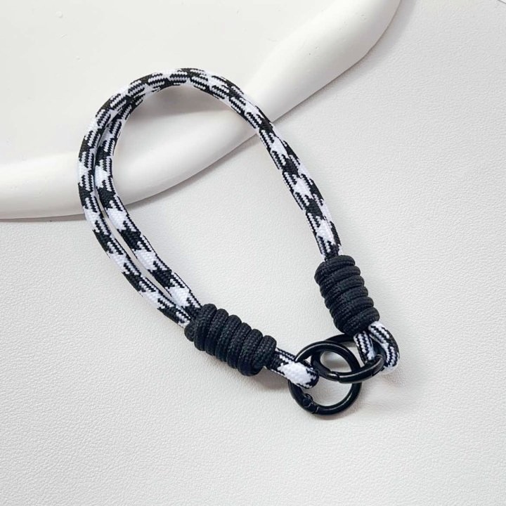 简约ins拼色编织绳短款手机挂绳ccd相机挂件手提挂饰男女腕带双扣详情19