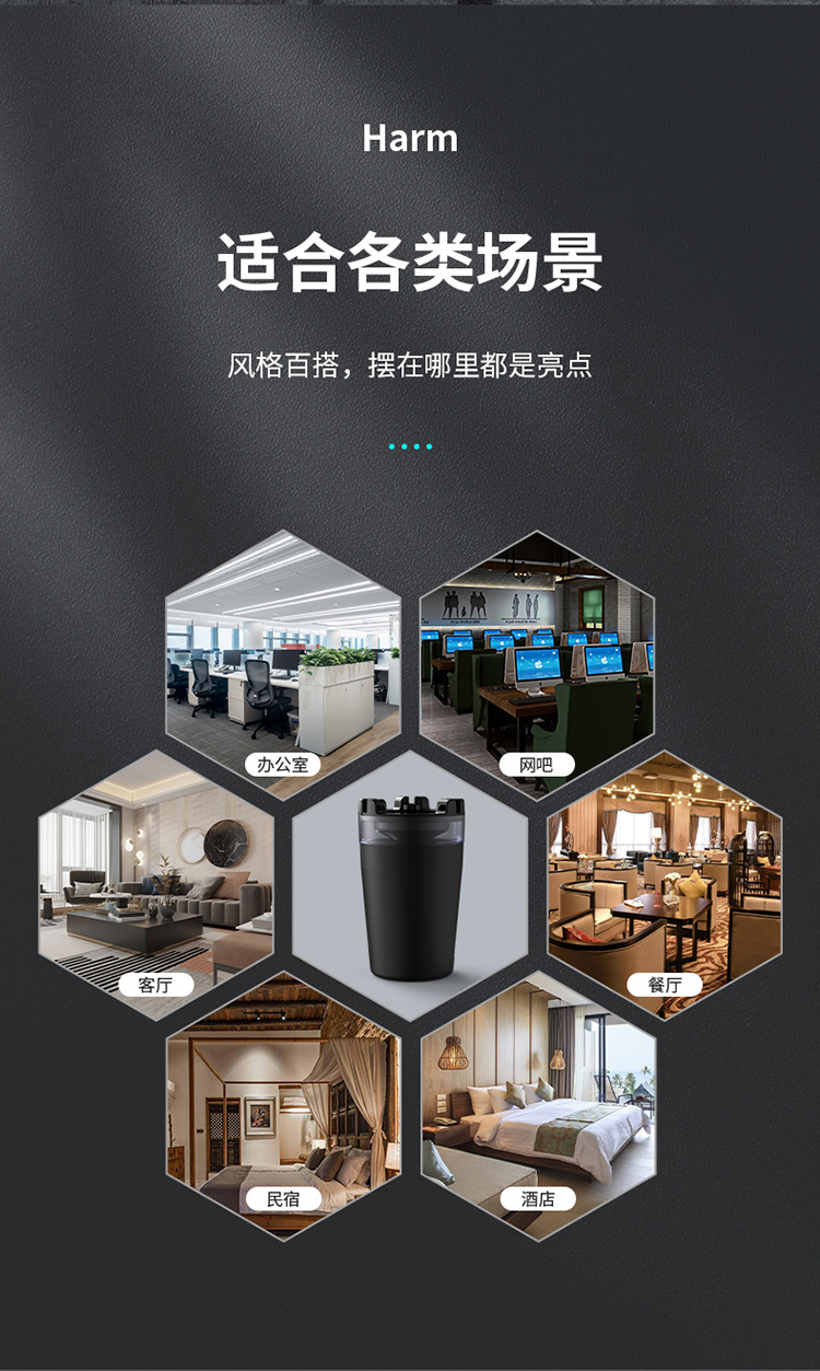 带水箱烟灰缸防飞灰防烟味创意家用车载漏斗带盖个性不锈钢烟缸详情14