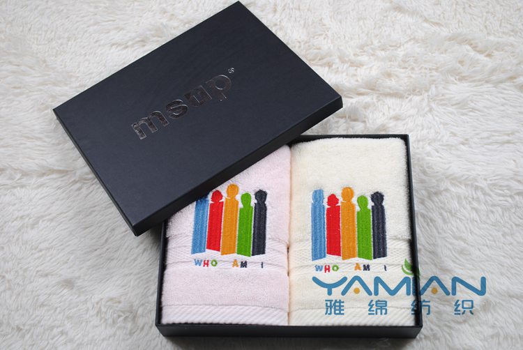 Pure cotton absorbent towel advertising gift towel, 100g available, enterprise LOGO and exquisite packaging, in stock, 4 colors pic 53