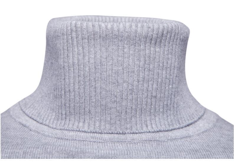 High-neck sweater for men, Korean-style slim-fit sweater, lapel woolen sweater for men, thick base knitted sweater for export pic 28