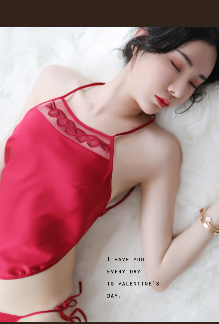 情趣内衣女刺绣绑带式古典民国性感睡衣火辣诱惑分体肚兜详情17