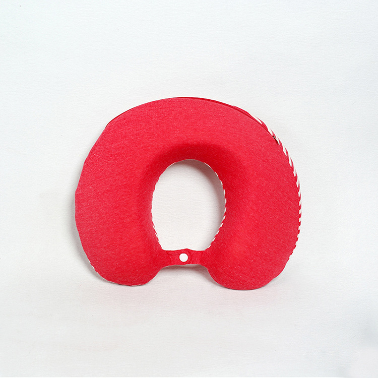 Wholesale of striped buckle U-shaped pillows, memory foam nap pillows, slow rebound sleep pillows, cervical spine protection U-shaped travel pillows pic 8