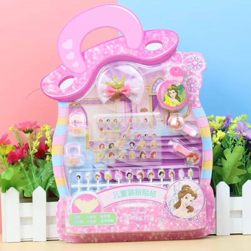 儿童装扮贴纸创意指甲贴套餐透明指甲贴纸假指甲片透明甲贴详情6