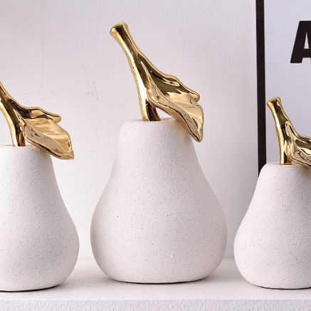 简约欧式家用酒店用定制苹果摆件电镀多彩多色详情10