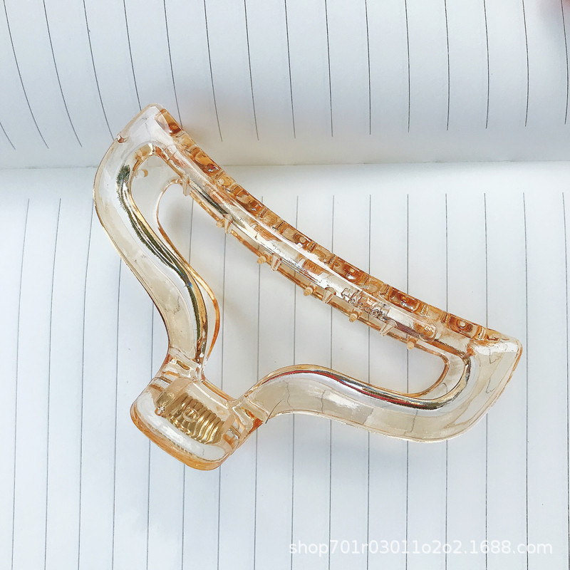 Wholesale of Korean-style fashionable and trendy hair accessories, hair trims, spring, summer and autumn plastic grab clips, high-end and elegant accessories pic 2