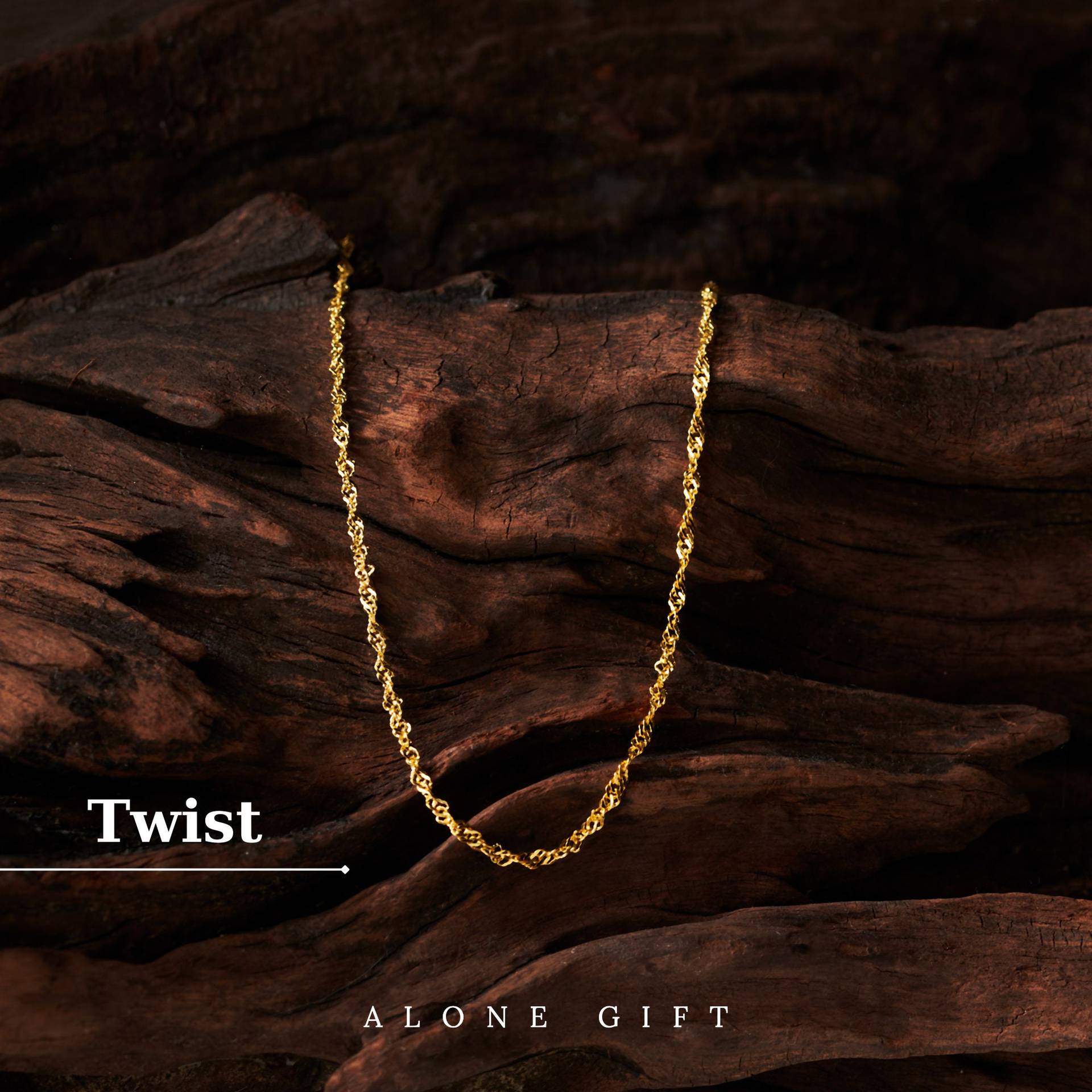 European and American cross-border stainless steel simple and versatile 18k gold plain chain, blade chain, twist chain, box chain, diy jewelry chain pic 38