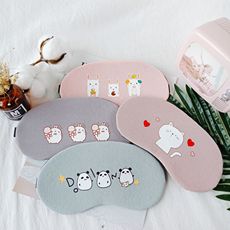 Cute, breathable, hot ice packs for sleep, pure cotton, animal personality, funny, light-blocking ice packs, fashionable eye masks available for customization pic 6