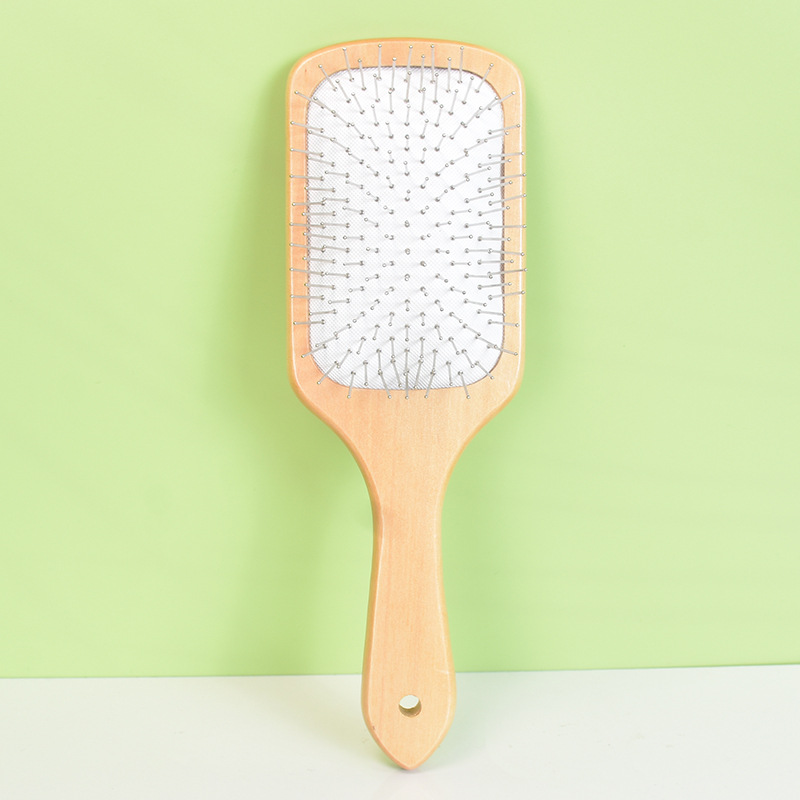 工厂直销禾木气囊梳按摩梳木质梳子木质经络刷按摩气垫梳顺发美发详情16