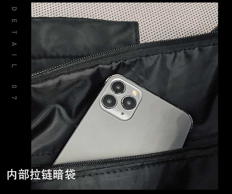 手提短途旅行包女潮牌时尚休闲斜挎包干湿分离运动大容量健身包男详情36