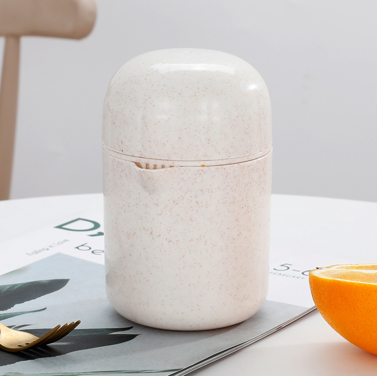 Manual wheat straw juicer, portable juicer cup, lemon juicer, residue and juice separation press, gift pic 16