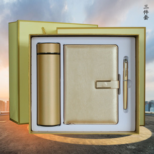 Office practical employee benefits: pen, notepad, sticky note paper, business card holder, metal pen, keychain, custom gift set pic 11