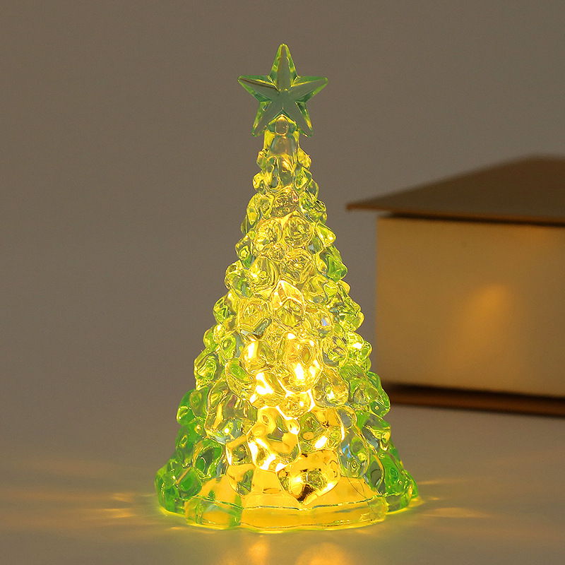 Cross-border Christmas decorations, Christmas trees, Christmas Eve gifts, led candle lights, table ornaments, crystal night lights pic 12