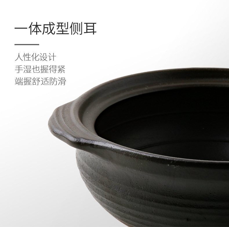 Japanese-style clay pot braised rice, clay pot stew pot, household gas underglaze color 煲仔饭, stone pot, old-fashioned ceramic pot wholesale pic 8