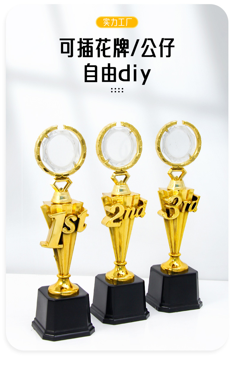 Digital trophy, ranking, 123, first, second and third place, performance evaluation, gold, silver and bronze souvenirs, competition award MEDALS pic 7