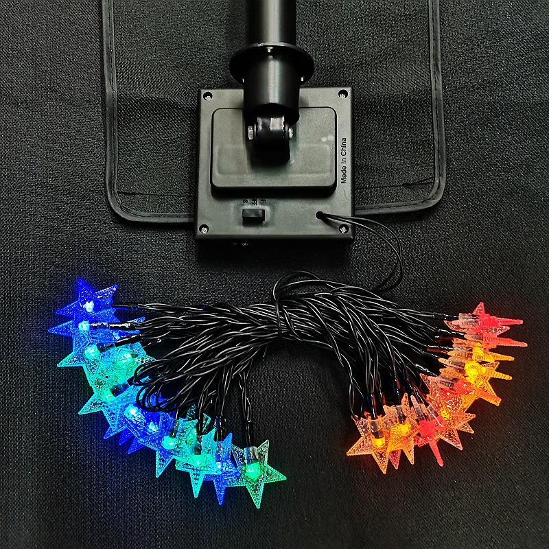 Solar light strings, flashing light strips, landscape lights, seven-color outdoor waterproof courtyard decorative lights, Easter pic 5