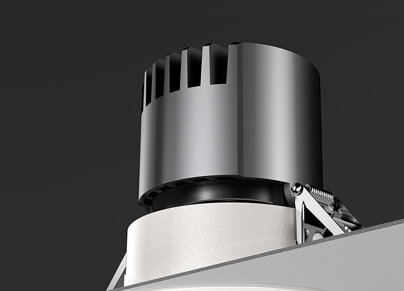 Small hill anti-glare spotlight led embedded home living room ceiling smart three-color variable light ceiling cob wholesale pic 15