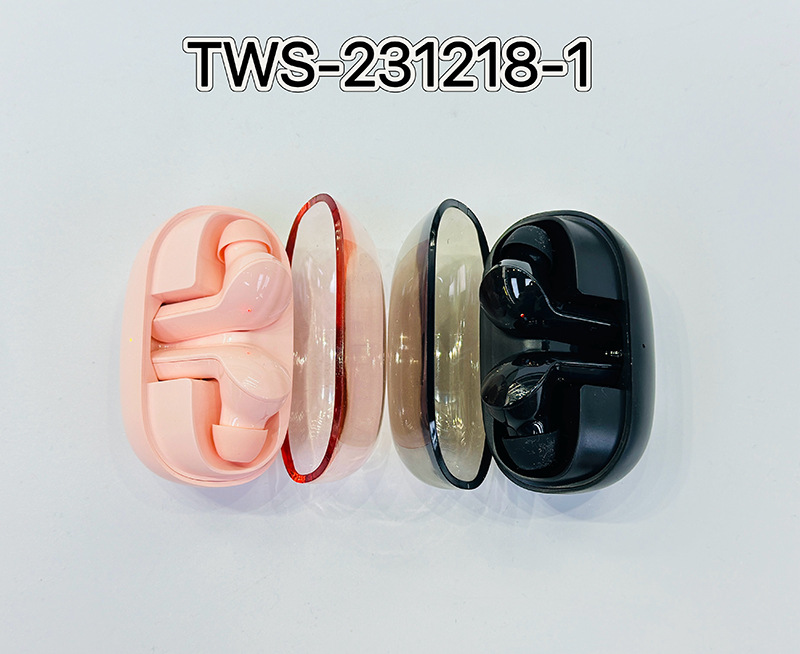 跨境新款TWS透明电仓磁吸长续航入耳式简约无线蓝牙耳机工厂批发详情7