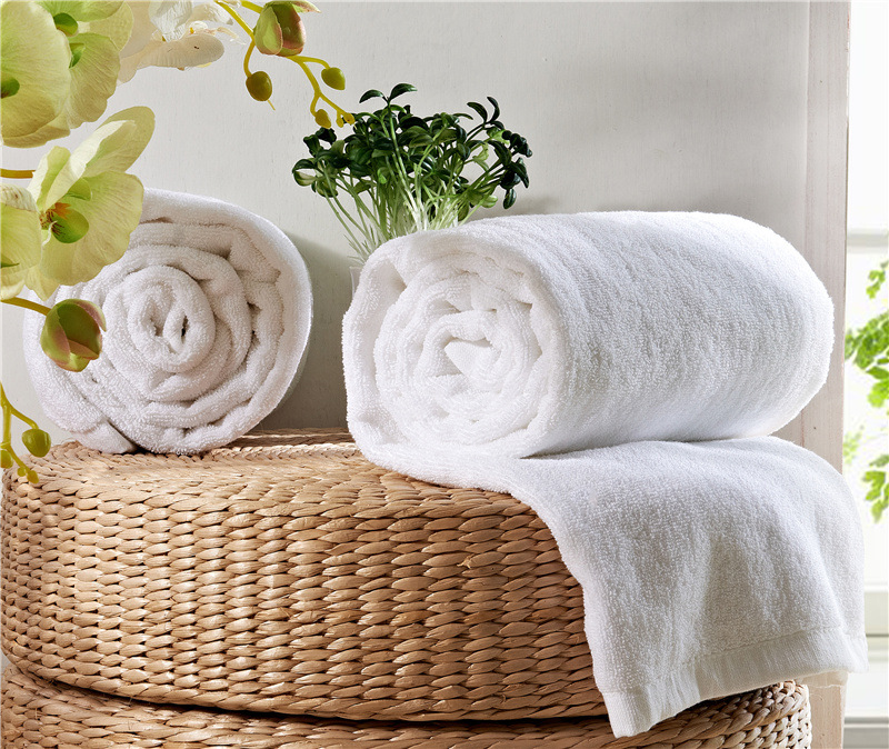 Factory supply of 16-count spiral plain woven pure cotton hotel towels, beauty salon bath towels, hotel and homestay wholesale square towels pic 52