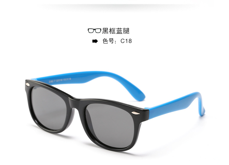 Nuevos niños gafas de sol polarizadas moda niños niñas personalidad cartoon rice booking baby shores wholesale pic 38