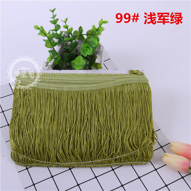 DIY stage costume accessories: Latin dance lace, tassel lace, polyester ribbon, 15CM, factory direct sales, 1 webbing pic 65