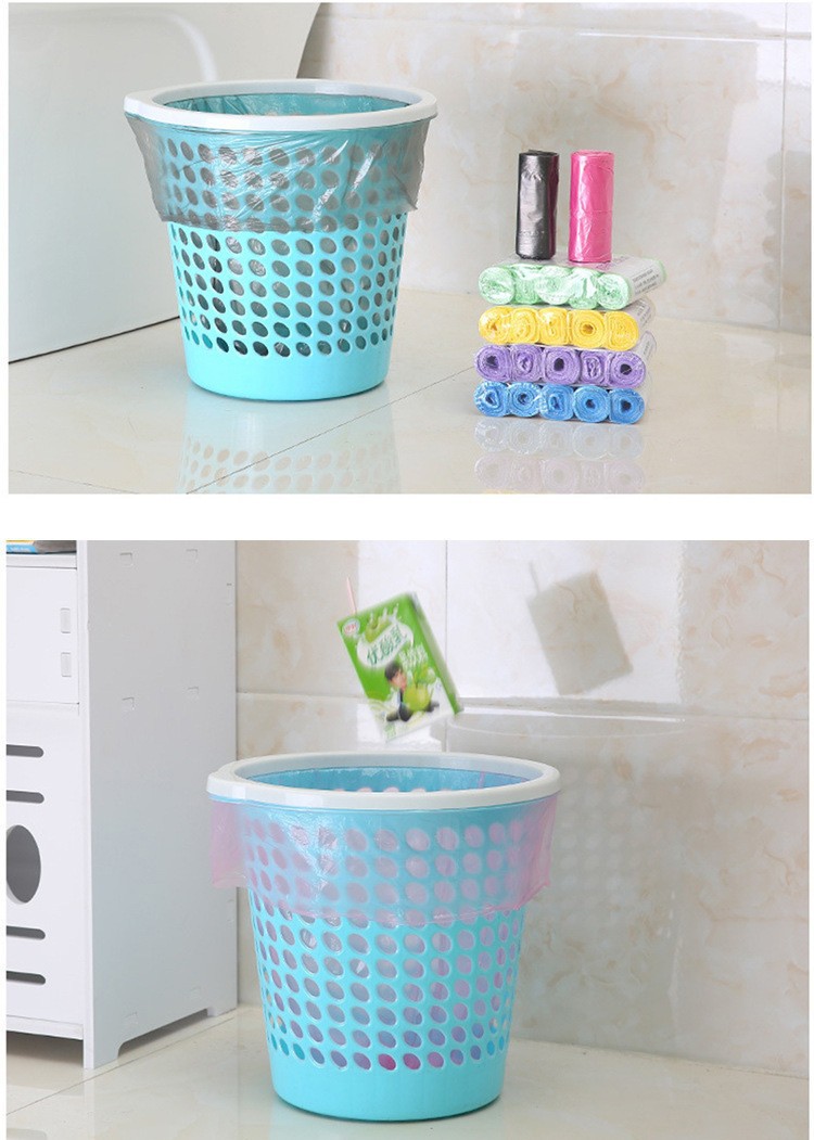 平口手提背心式垃圾袋家用批发黑色加厚大号一次性抽绳塑料袋厨房详情20