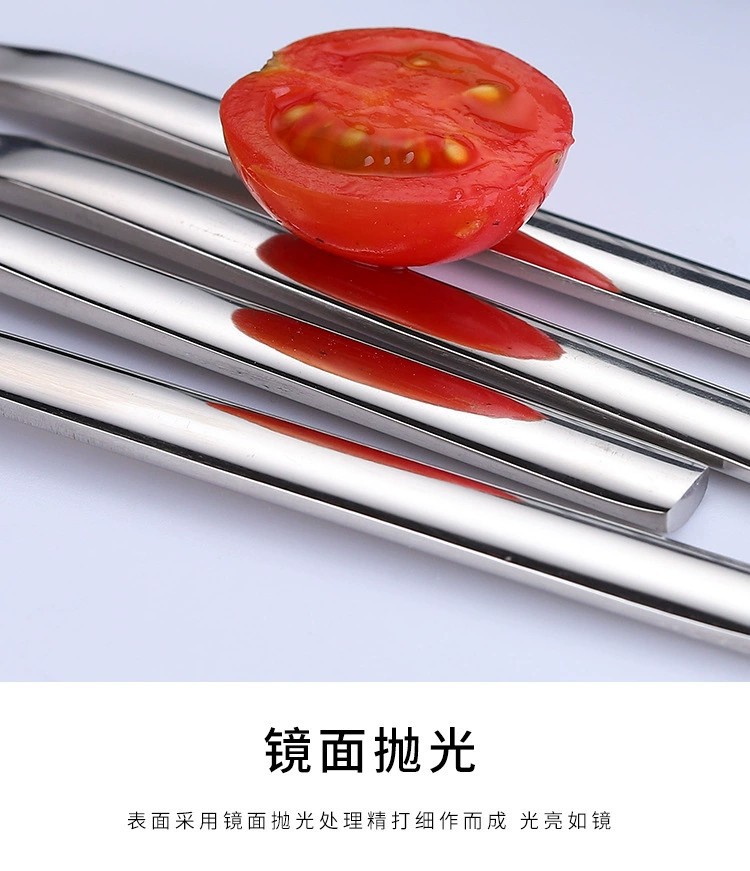 不锈钢水果月饼刀叉套装 中秋礼品餐具家用金银色二齿蛋糕叉套装详情11