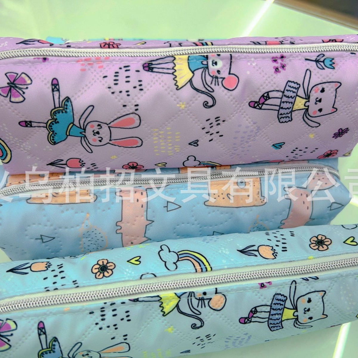 Factory direct sales of original new fashionable cotton fabric storage high appearance level simple ins pen cases for primary and secondary school students pic 11