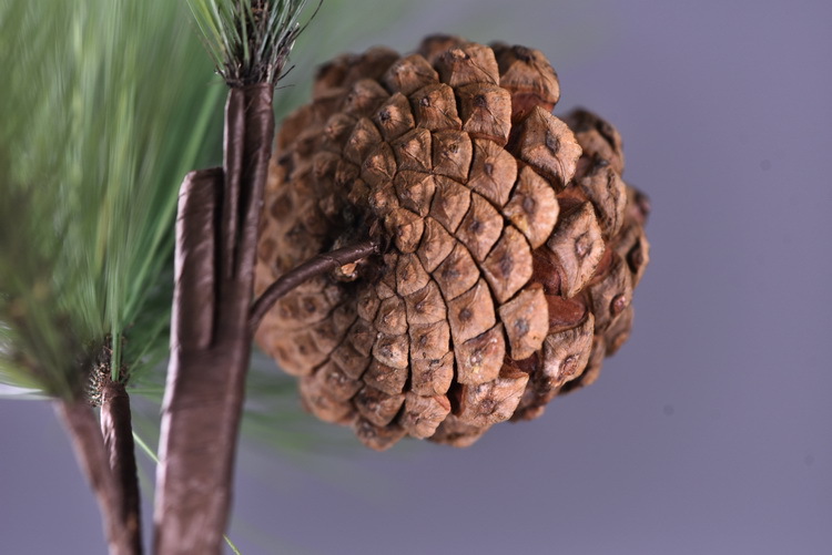 Factory direct sales of artificial Masson pine, Wabi-sabi style, Chinese Zen style artificial plants, wedding and banquet decoration green plants, pine needles pic 11