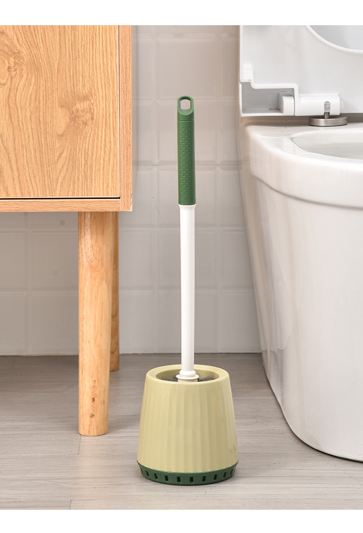 8257壁挂清洁刷套装马桶刷无死角挂墙式家用卫生间免打孔厕所刷子批发详情9