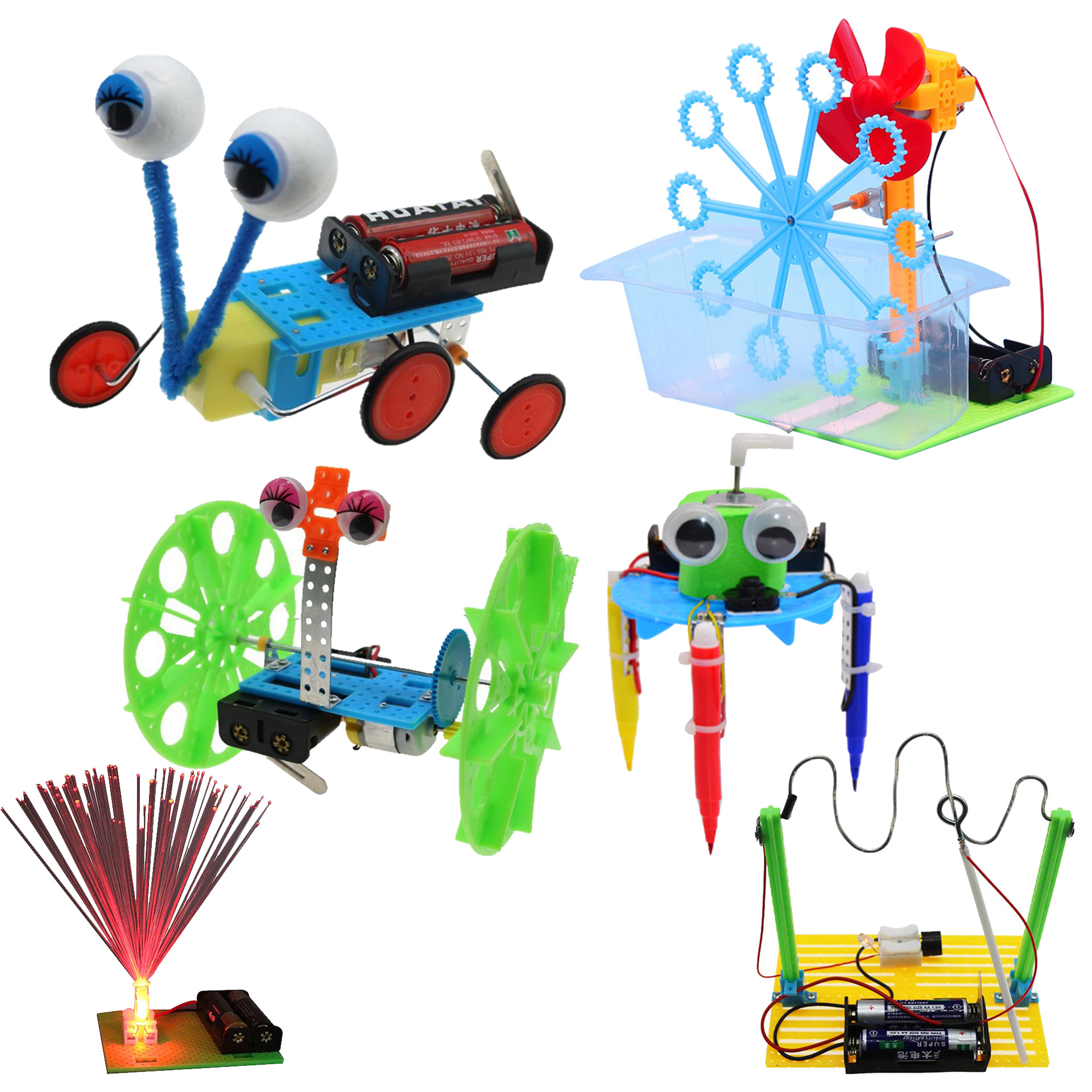 手摇泡泡机 穿越火线 两轮平衡车爬虫机器人七彩光纤灯涂鸦机器人详情11