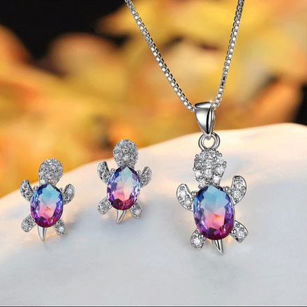 Межконтинентальная wish amazon fashion golden hearts, модель lucky 8 diamond amore, подвеска, ожерелья и украшения pic 3