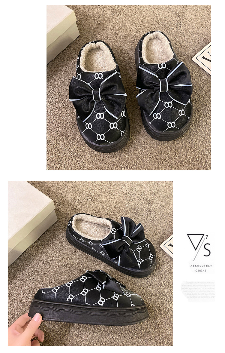 冬季棉拖鞋女士居家室内防滑厚底时尚ins加绒加厚棉拖鞋一件代发详情30