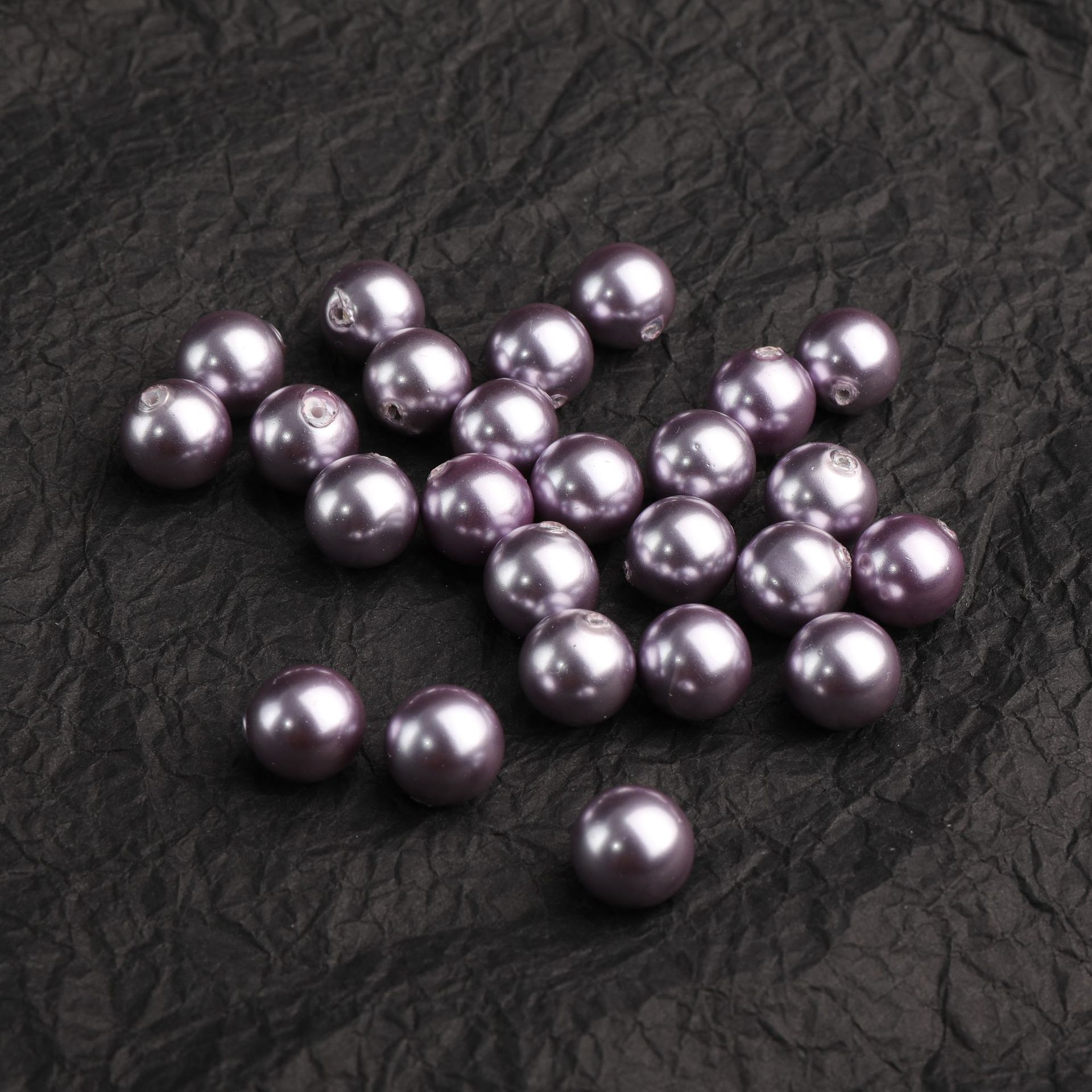 Factory direct supply of large quantities of shells, pearls, 3-20mm in various colors, half-hole shells, round beads, DIY jewelry accessories, loose beads pic 7