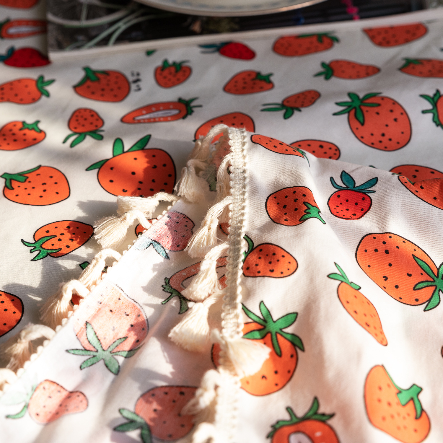 Tablecloths, fresh and simple tablecloths, country-style strawberry table MATS, table covers, Japan, South Korea, Taiwan, Hong Kong, foreign trade pic 27