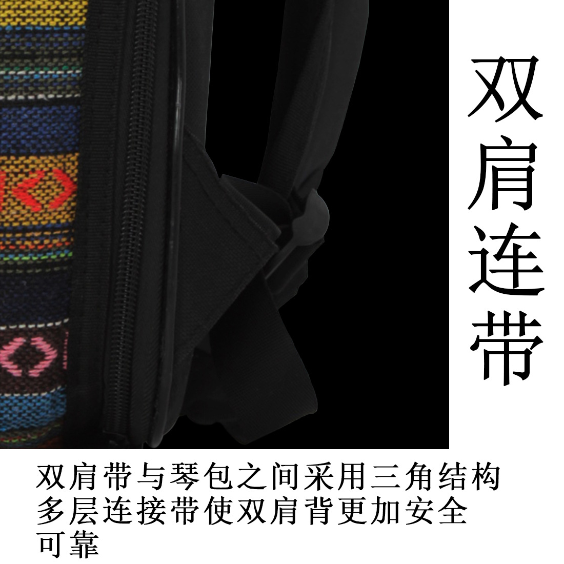 Wholesale IRIN ethnic style accordion instrument bag 48-120 bass with cotton waterproof backpack Echo case pic 7