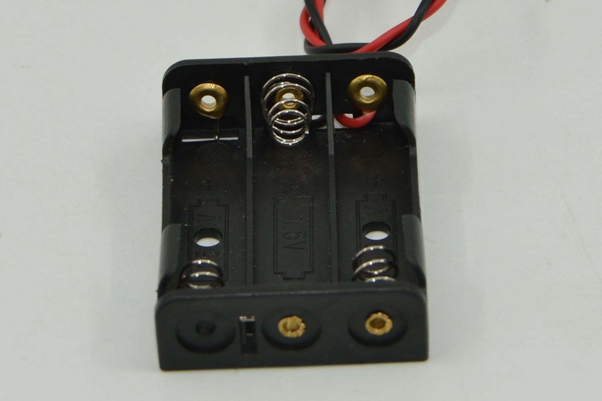 Three AA battery boxes without LIDS, AA battery sockets, 4.5V, three AA switches with wires pic 3