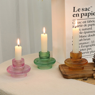 European-style golden crystal candlesticks, cross-border home decoration ornaments, ironwork candlesticks, wedding and candlelight dinner props pic 18