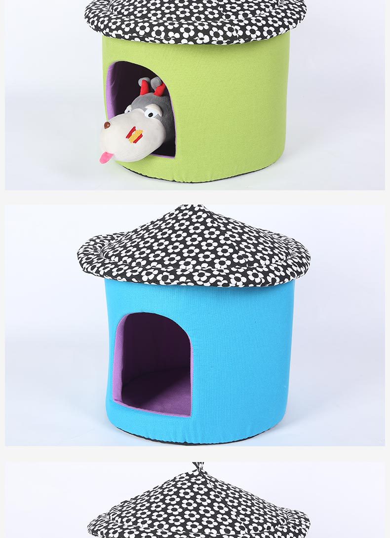New Korean-style creative cup dog bed, detachable, comfortable and warm, pet dog bed, cat bed, villa manufacturer wholesale pic 8