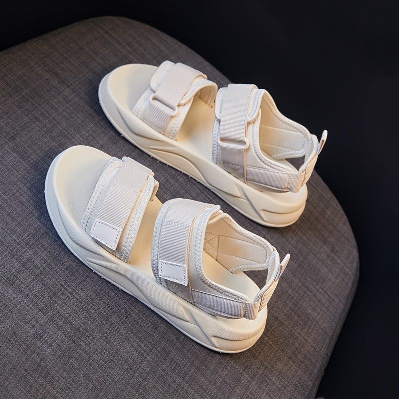 凉鞋女夏2024年新款女士夏季平底爆款小香风厚底凉鞋女鞋运动凉鞋详情21