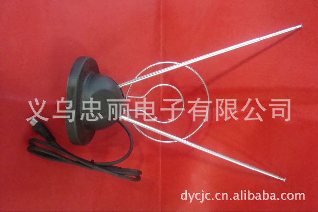 厂家直销供应电视机天线.兔耳天线.羊角天线室内天线详情2