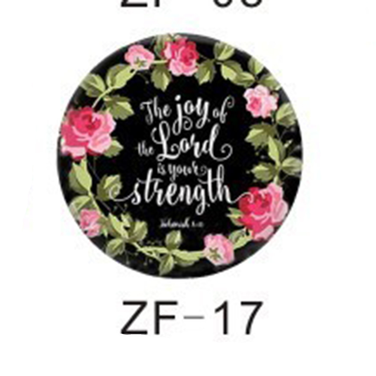 时光宝石水晶玻璃花环励志系列亚马逊diy饰品配件英文图案徽章详情22