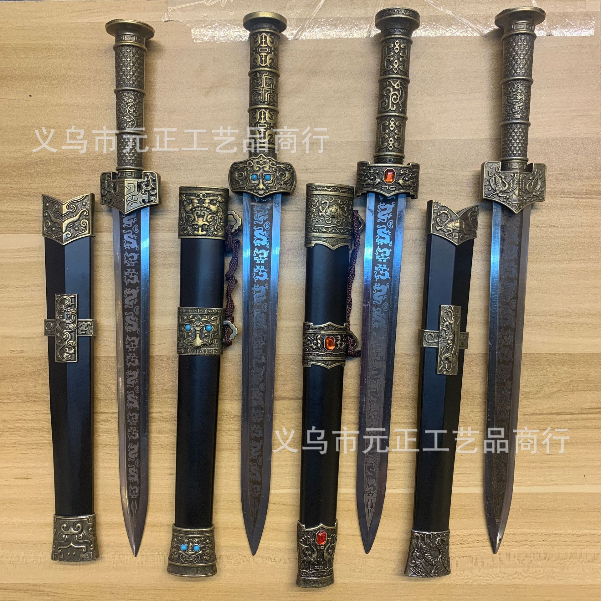 龙泉飞龙堂不锈钢刀剑防身小短剑男朋友的礼物四大金刚小剑详情3