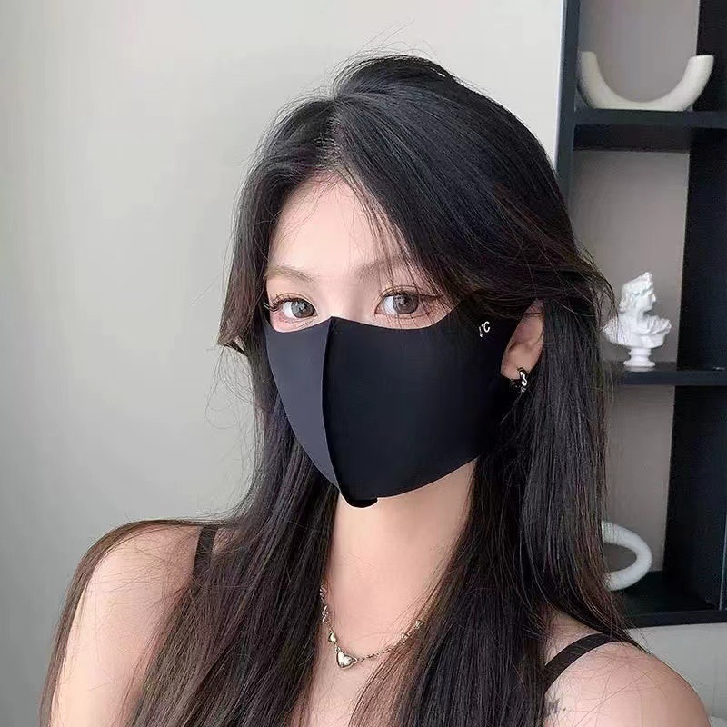 遮全脸防晒面罩夏季百搭新款简约大帽檐防紫外线薄冰丝口罩脸基尼详情20