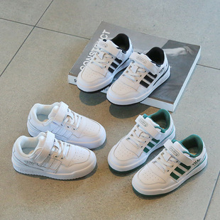 2022秋季男童鞋时尚潮流新款板鞋女童百搭软底运动鞋春夏小白鞋子详情5