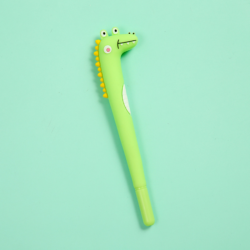 Dinosaur crocodile fun gel pen for students, simple, artistic, cute and creative, popular Korean version custom factory direct sales pic 9