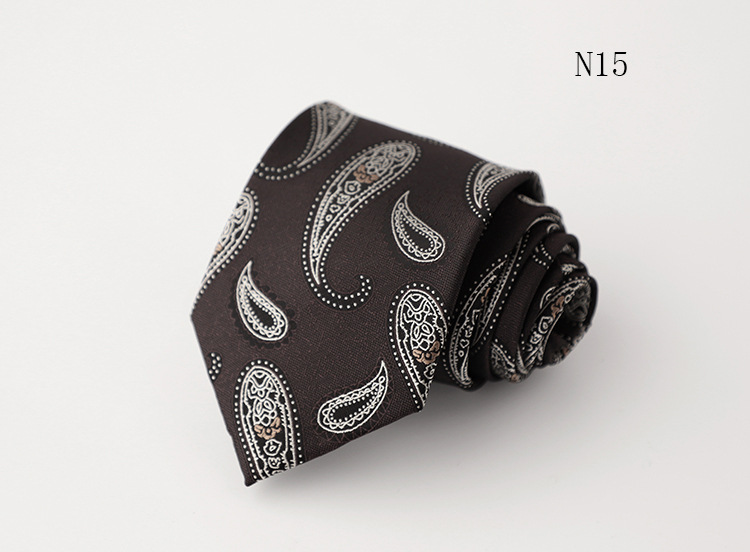 新品 工厂现货批发复古提花男士绅士领带宴会婚礼新郎伴郎韩版8CM详情16